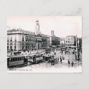 Ancienne carte postale - Madrid, Espagne