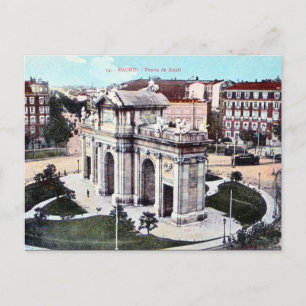 Ancienne carte postale - Madrid, Espagne