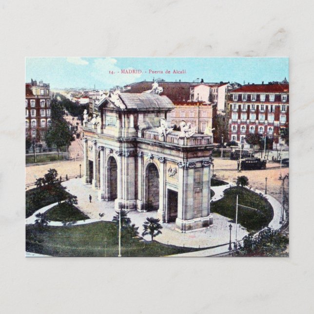 Ancienne carte postale - Madrid, Espagne (Devant)