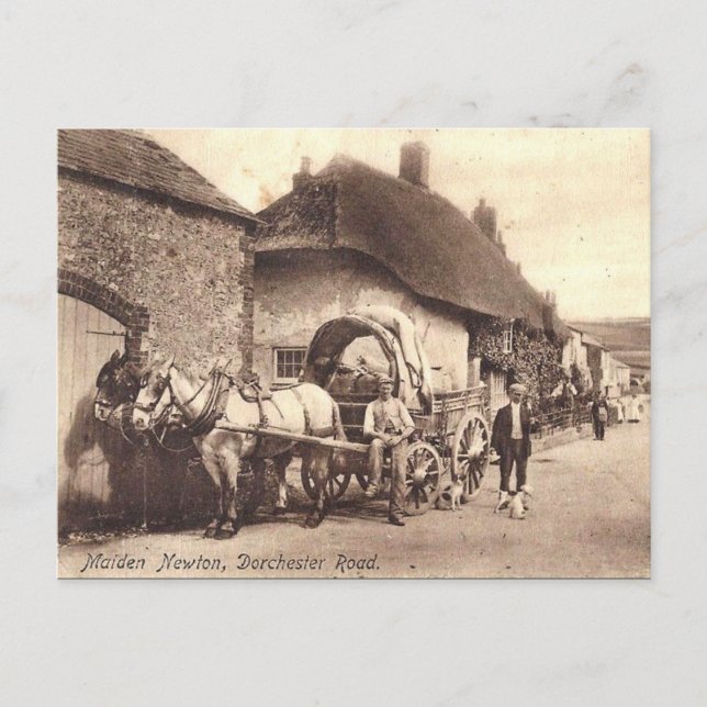 Ancienne carte postale - Maiden Newton, Dorset (Devant)
