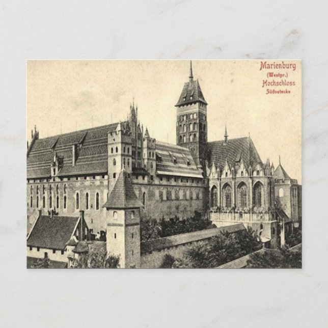 Ancienne carte postale - Malbork/Marienburg, Polog (Devant)