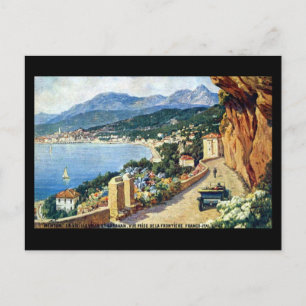 Ancienne carte postale - Menton, France