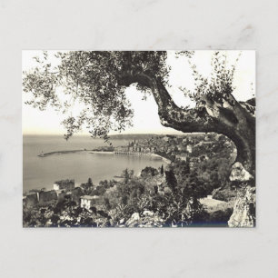 Ancienne carte postale - Menton, France