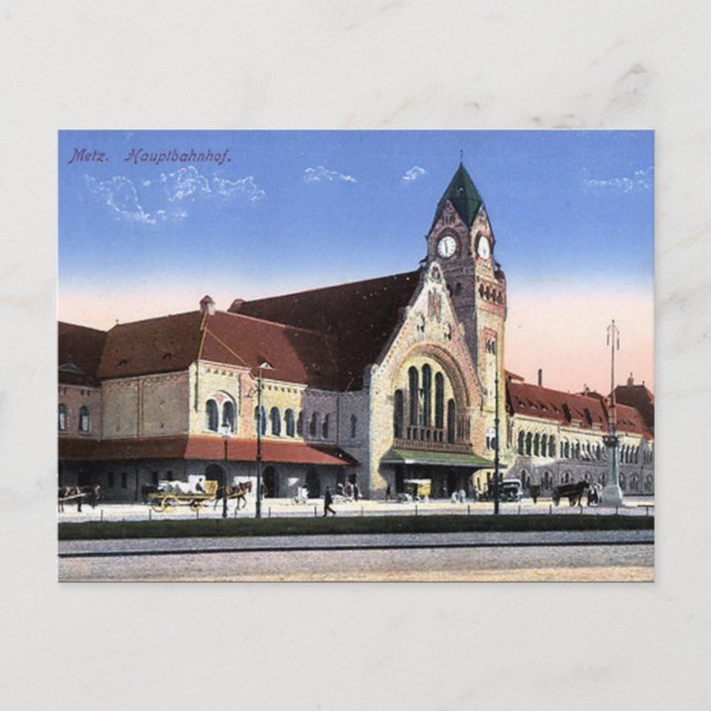 Ancienne carte postale - Metz, France (Devant)