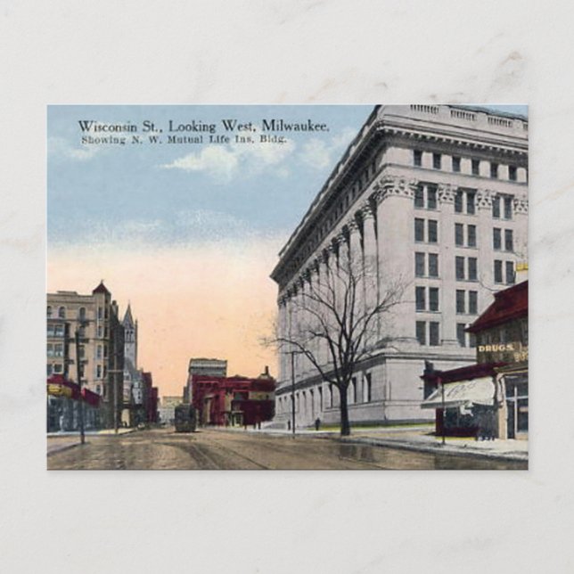 Ancienne carte postale - Milwaukee, Wisconsin, USA (Devant)