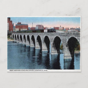 Ancienne carte postale - Minneapolis, Minnesota