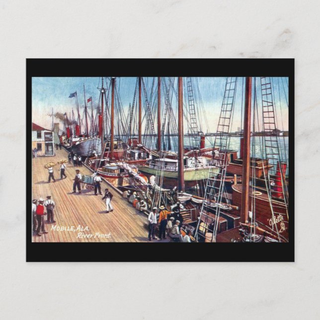 Ancienne carte postale - MobileAlabama (Devant)