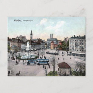 Ancienne carte postale - Munich, Allemagne
