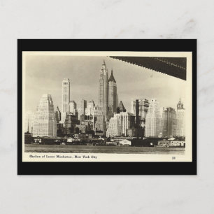 Ancienne carte postale, New York