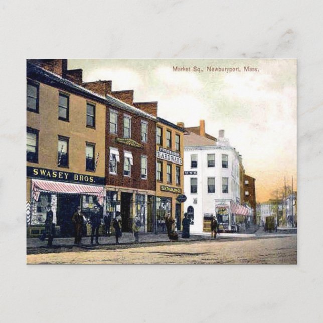 Ancienne carte postale - Newburyport, Massachusett (Devant)