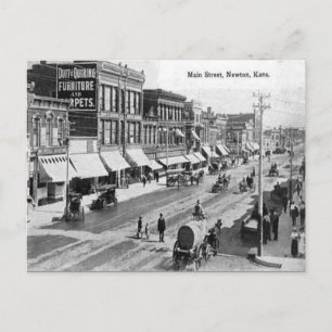 Ancienne carte postale - Newton, Kansas