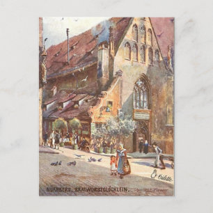 Ancienne carte postale - Nuremberg, Allemagne
