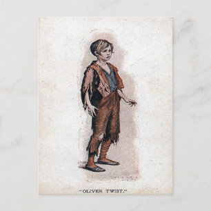 Ancienne carte postale - Oliver Twist