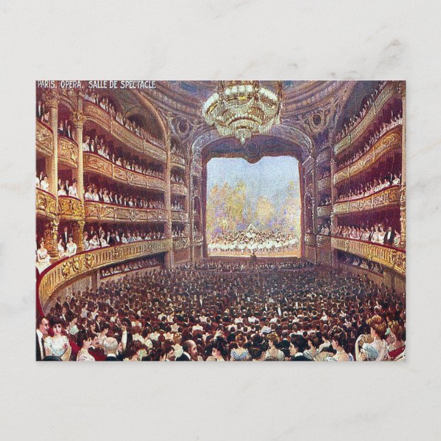 Ancienne carte postale - Opéra de Paris (Devant)