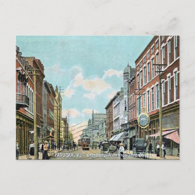 Ancienne carte postale - Paducah, Kentucky, États- (Devant)