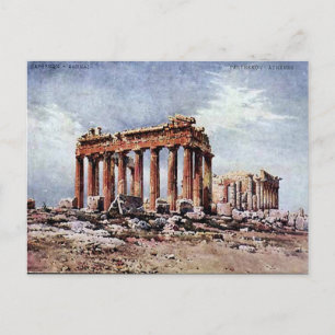 Ancienne carte postale - Parthenon, Athènes