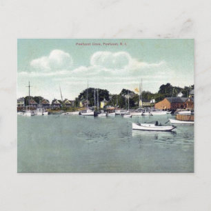 Ancienne carte postale - Pawtuxet Cove, Rhode Isla