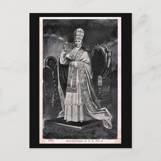 Ancienne carte postale - Pope Pus X (Devant)