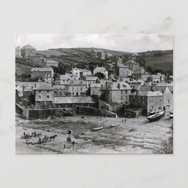 Ancienne carte postale - Port Isaac, Cornouailles (Devant)