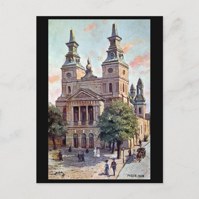 Ancienne carte postale - Poznan, Pologne (Devant)