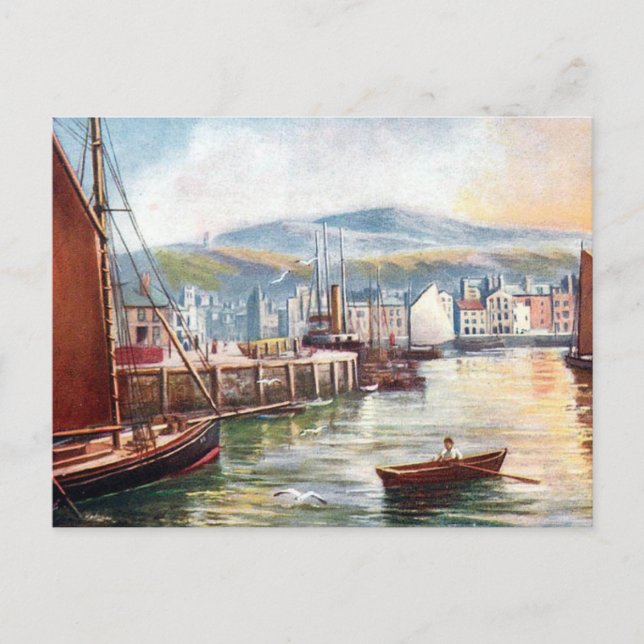 Ancienne carte postale - Ramsey, île de Man (Devant)