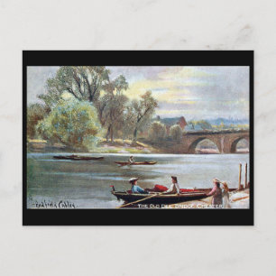Ancienne carte postale - River Dee, Chester, Angle