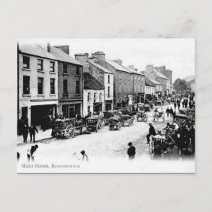 Ancienne carte postale - Roscommon, Irlande