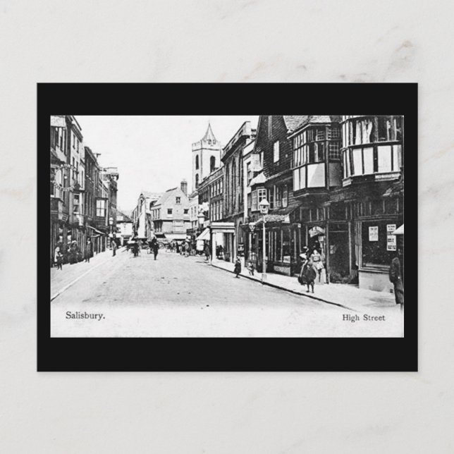 Ancienne carte postale - Salisbury, Wiltshire (Devant)
