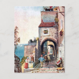 Ancienne carte postale - San Remo, Italie