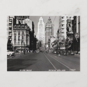 Ancienne carte postale - São Paulo, Brésil
