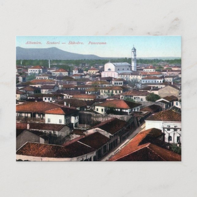 Ancienne carte postale - Scutari/Shkodra, Albanie (Devant)