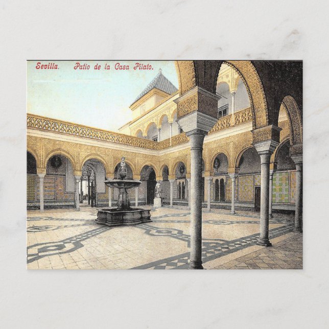 Ancienne carte postale - Séville, Espagne (Devant)
