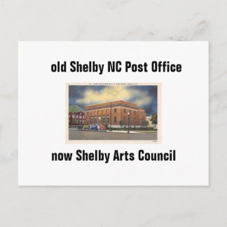 ancienne carte postale Shelby NC Post Office