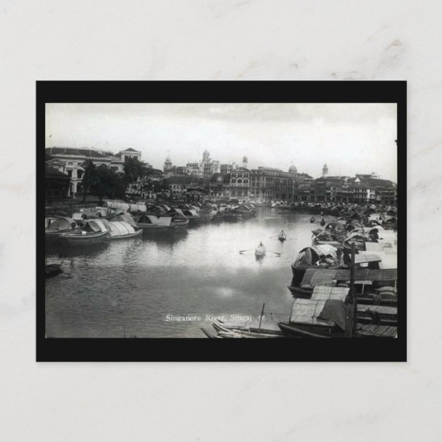 Ancienne carte postale - Singapour (Devant)