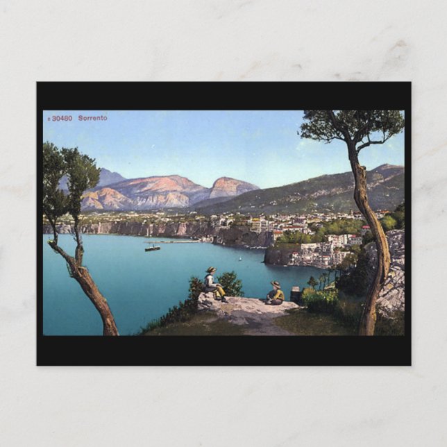 Ancienne carte postale - Sorrento, Italie (Devant)