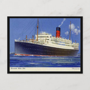 Ancienne carte postale - SS Franconia