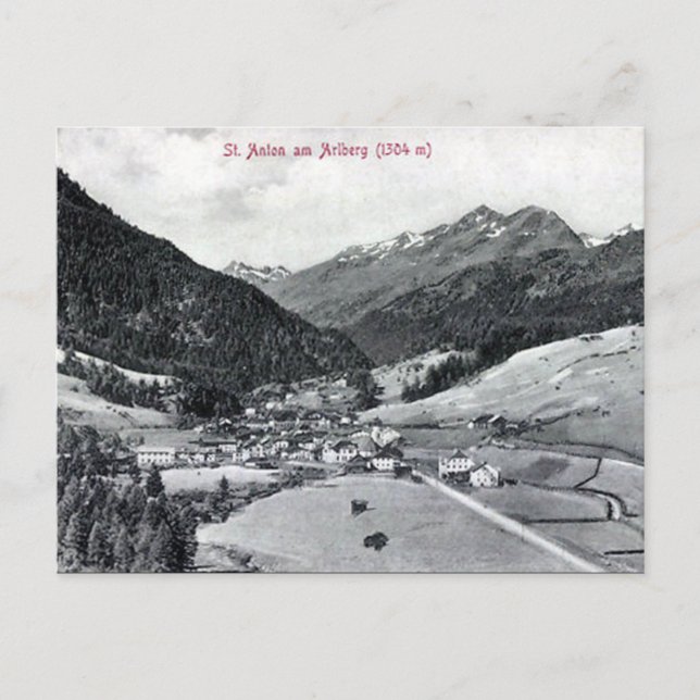 Ancienne carte postale - St Anton am Arlberg, Autr (Devant)