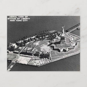 Ancienne carte postale - Statue de la Liberté - Vu