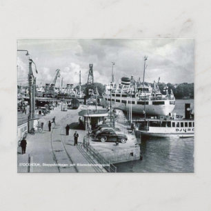 Ancienne carte postale - Stockholm, Suède