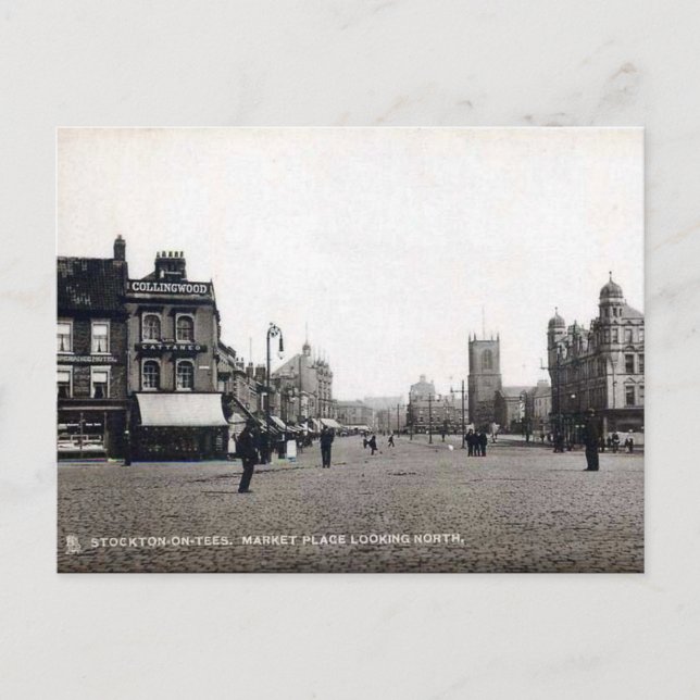Ancienne carte postale - Stockton-on-Tee - shirt,  (Devant)