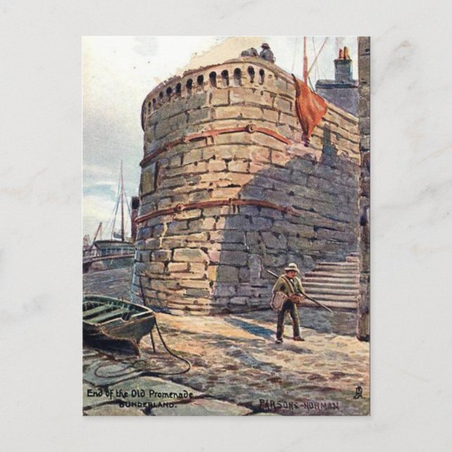 Ancienne carte postale - Sunderland, Tyne et Wear (Devant)