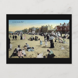 Ancienne Carte Postale - Sur Le Sable, Rhyl