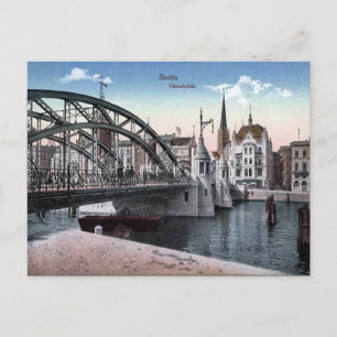 Ancienne carte postale - Szczecin/Stettin, Pologne