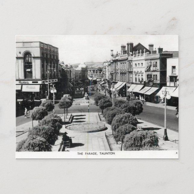 Ancienne carte postale - Taunton, Somerset (Devant)