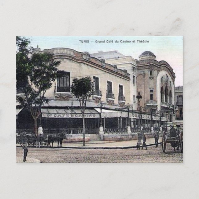 Ancienne carte postale - Tunis, Tunisie (Devant)