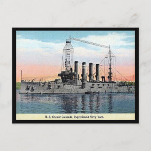 Ancienne carte postale - US Cruiser "Colorado"
