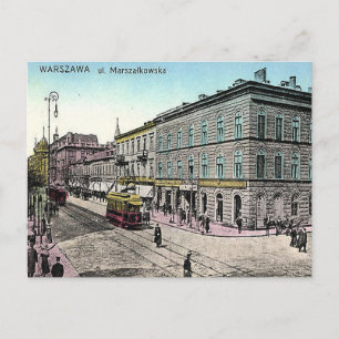 Ancienne carte postale - Varsovie, Pologne