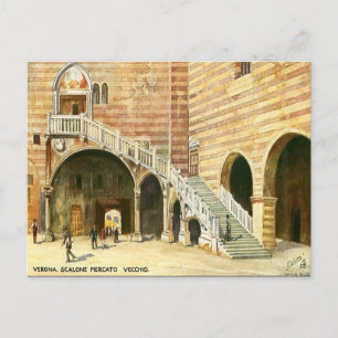 Ancienne carte postale - Vérone, Italie