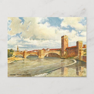 Ancienne carte postale - Vérone, Italie