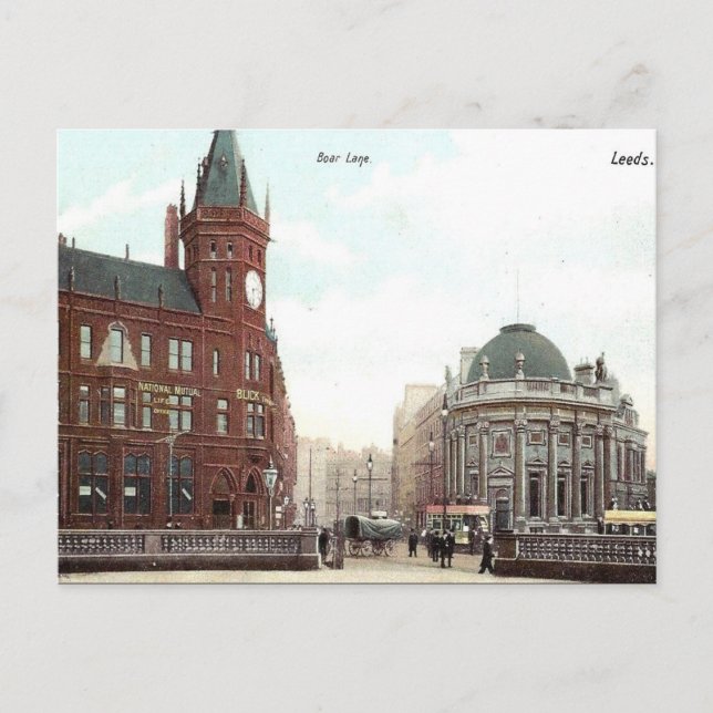 Ancienne carte postale - Voie de caisse, Leeds, Yo (Devant)